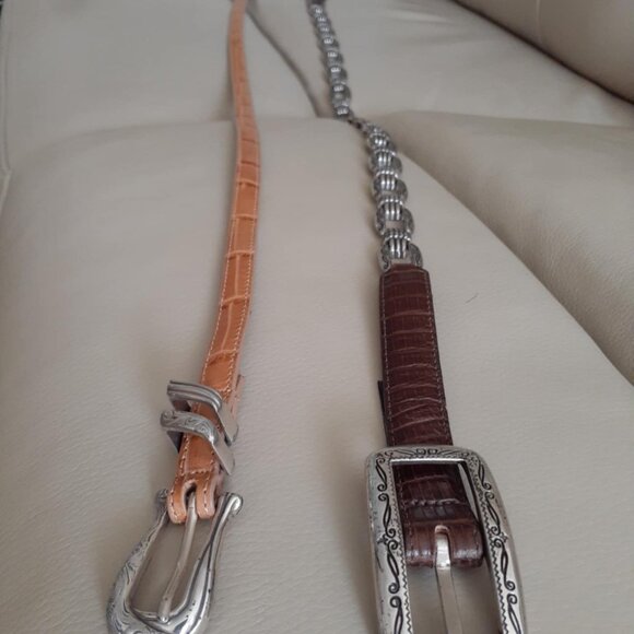 2 Skinny Brighton Belts M Chain - Classic Collection - Women\'s - B10006, 43909 main image 10